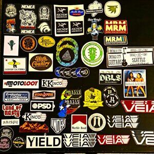 70+ Sticker Lot From Various Outdoors/Streetwear/Sports/Beer Co's